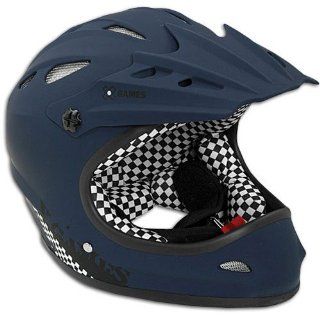 Youth Bell X Games Full Face Throttle Helmet - Blue Sports & Outdoors