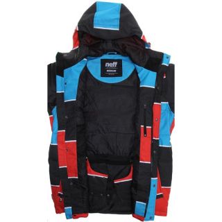 Neff Winston Snowboard Jacket Blue/Red 2014