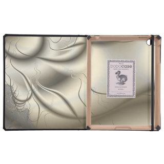 Ivory Abstract Nature Pattern Art iPad Folio Case