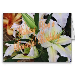 Casa Blanca Lily BD 130 z Greeting Cards