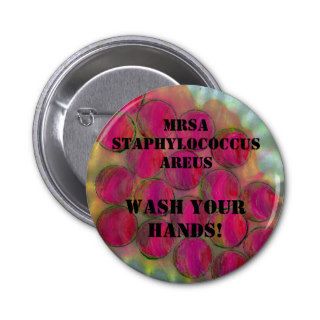 Staph   Wash Your Hands   Customized   Pin