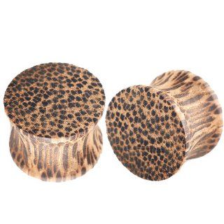 7/8" inch (22mm)   Wood organic Double Flared Flare Ear Gauge Plugs Earlets ABCV   Ear stretched Stretching Expanders Stretchers   Body Piercing Jewelry   Sold as a Pair Jewelry