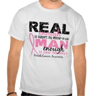 Real Enough Mother In Law 2 Breast Cancer Tee Shirt