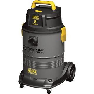Vacmaster Pro HEPA Industrial Wet/Dry Vacuum — 8-Gallon, Model# VK811PH  Vacuums
