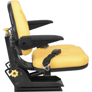 A & I Products Big Boy Suspension Tractor Seat — Yellow, Model# BBS108YL  Construction   Agriculture Seats