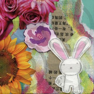 bunny fine art print by the little brown rabbit