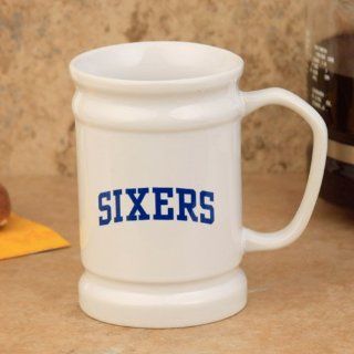 NBA Philadelphia 76ers 14oz. Logo Design Ceramic Mug  Basketball Equipment  Sports & Outdoors