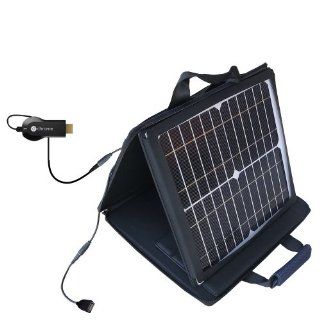 Google Chromecast compatible SunVolt Portable High Power Solar Charger by Gomadic   Outlet  speed charge for multiple gadgets Cell Phones & Accessories