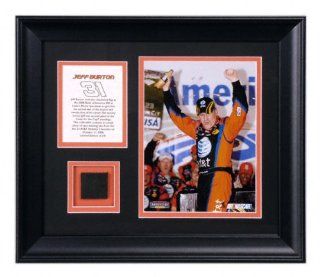 Jeff Burton   2008 Lowes   Framed 6x8 Photograph with Tire  Sports Fan Photographs  Sports & Outdoors