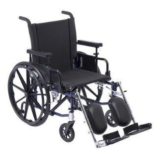 FreeLander Hemi Height Wheelchair Seat Size 20" x 16", Legrests Elevating Health & Personal Care