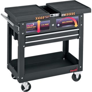 Torin Work Cart with Top Tool Box — 28in.L x 15in.W x 33in.H, Model# TC310  Work Carts