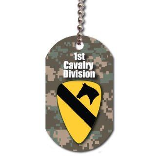 United States 1st Cavalry Division Dog Tag   Support The United States Military Today Sports & Outdoors