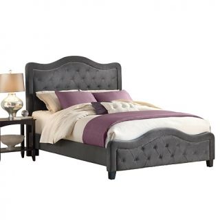 Hillsdale Furniture Trieste Fabric Bed   Queen   Pewter colored
