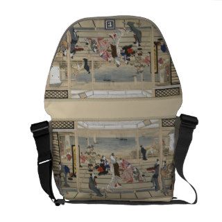 Utamaro’s Japanese Art messenger bag
