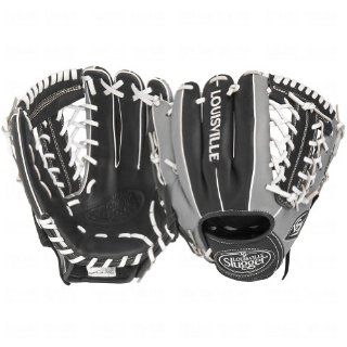Louisville Slugger 12 Inch FG Omaha Select Baseball Infielders Gloves, Black/Grey, Left Hand Throw  Sports & Outdoors
