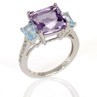 Rarities Fine Jewelry with Carol Brodie 5.05ct Amethyst, Sky Blue Topaz and Wh