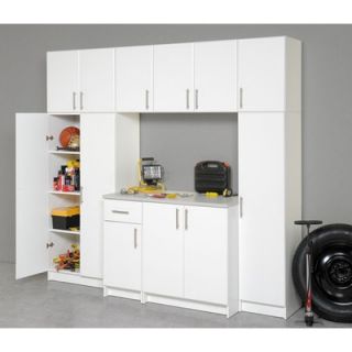 Prepac Elite Garage/Laundry Room Storage Cabinet & Topper with 2 Doors