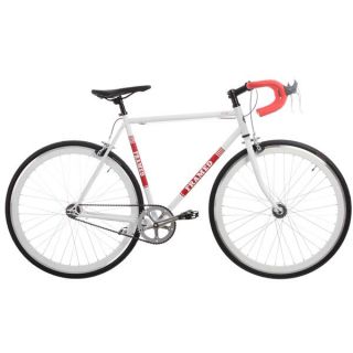 Framed Lifted Drop Bar U Brake Bike S/S White/Red 56cm/22in