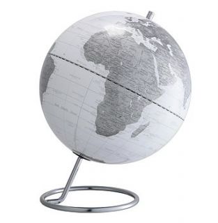 world map globe white by authentics