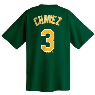Eric Chavez Oakland Athletic's Name and Number T Shirt (XX Large)  Sports Fan T Shirts  Sports & Outdoors