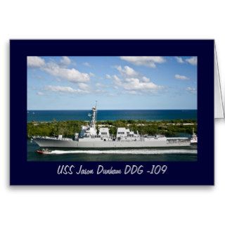USS Jason Dunham DDG  109 Card