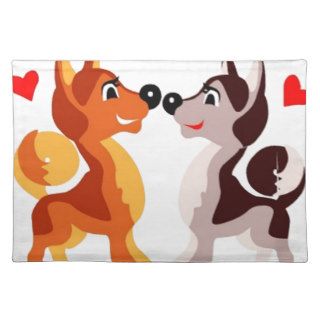 Puppy love placemat