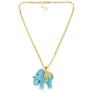 Real Collectibles by Adrienne® "Good Luck Elephant" Pendant with