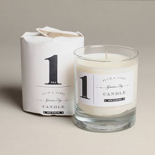 fig candle by plum & ashby