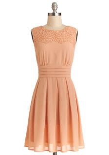 V.I.Pleased Dress in Peach  Mod Retro Vintage Dresses
