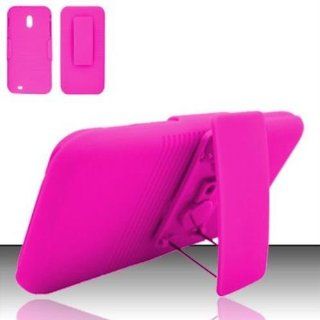 Rubberized Hot Pink HOLCB for SAMSUNG Samsung Epic Touch 4G D710 / Galaxy S2 Cell Phones & Accessories