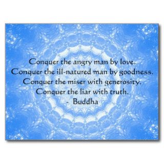 Buddha Inspirational Words of Wisdom  QUOTE Postcards