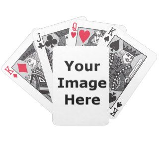 Create  Playing Cards  Bicycle Black and White