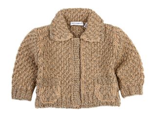 Dolce & Gabbana Cable Collared Cardigan (Infant) Camel