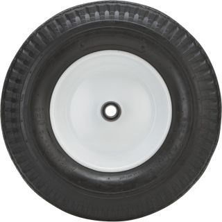 Marathon Tires Pneumatic, Heavy-Duty Wheelbarrow Tire — 3/4in. Bore, 4.80/4.00-8in.  Wheelbarrow Wheels
