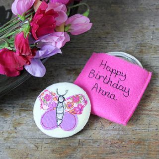 personalised butterfly mirror by snapdragon