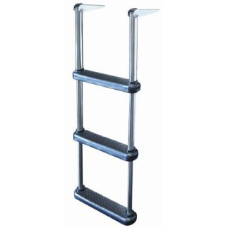 Telescoping Drop Ladder With Plastic Steps 3 Step 28253