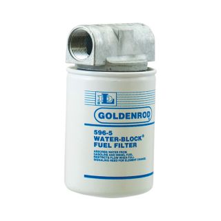 Goldenrod Spin-On Water Block Filter — 3/4in. Fittings, Model# 596-3/4  Oil Filters   Fuel Filters
