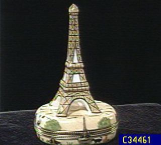 Limoges Porcelain Eiffel Tower Box —