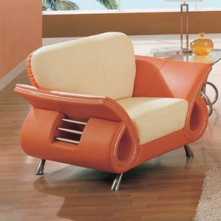 Global Furniture USA Clark Leather Armchair