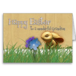 Grandson   Happy Easter Card