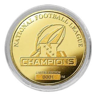 NFL 2010 NFC Champions 24KT Gold Coin  Sports Related Collectible Photomints  Sports & Outdoors