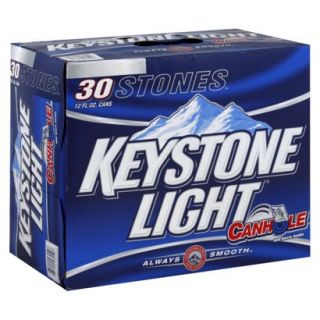 Keystone Light Beer Cans 12 oz, 30 pk
