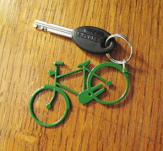 men's bicycle key ring by daniel darby jewellery