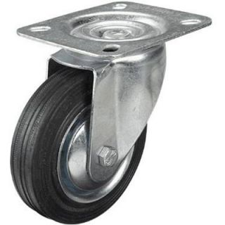 4in. Swivel Rubber Caster  Up to 299 Lbs.