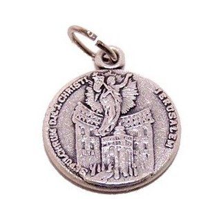 Jerusalem Holy Sepulchre   with Jerusalem Cross medal   Grade A Charms Jewelry