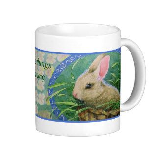 Cute Bunny Rabbit Coffee Cup Mug