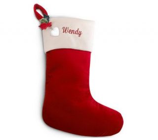 Things Remembered Red Personalized Stocking —