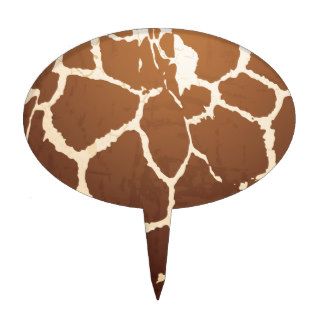 Giraffe Skin Cake Topper