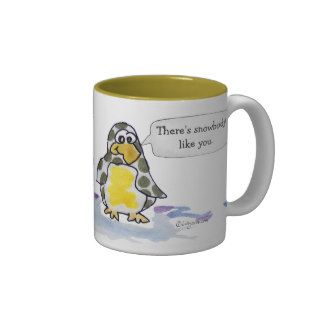 Cute Cartoon Personalized Penguin Mug
