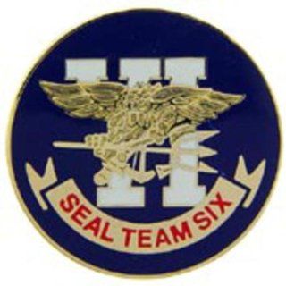 U.S. Navy SEAL Team 6 Pin 1" Sports & Outdoors